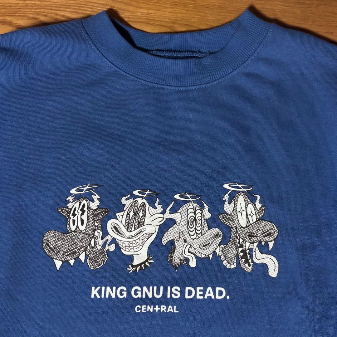 King Gnu CEN＋RAL スウェット　ブルー　S グッズ　セントラル