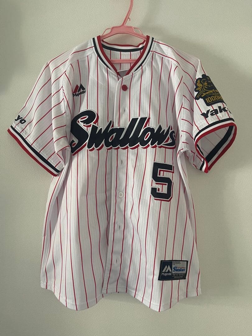 ヤクルトスワローズ　川端慎吾　ユニフォーム　引退　つば九郎