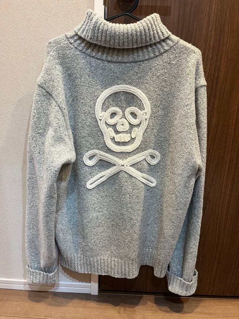 MARK&LONA オーバーニット　ミックスヤーンタートル　ニット　高級品