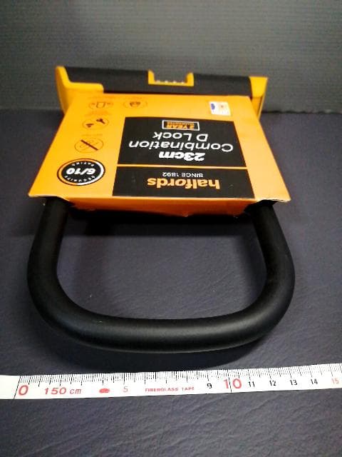 Halfords ハルフォーズ イギリスブランド ダイヤル式ロック Dロック