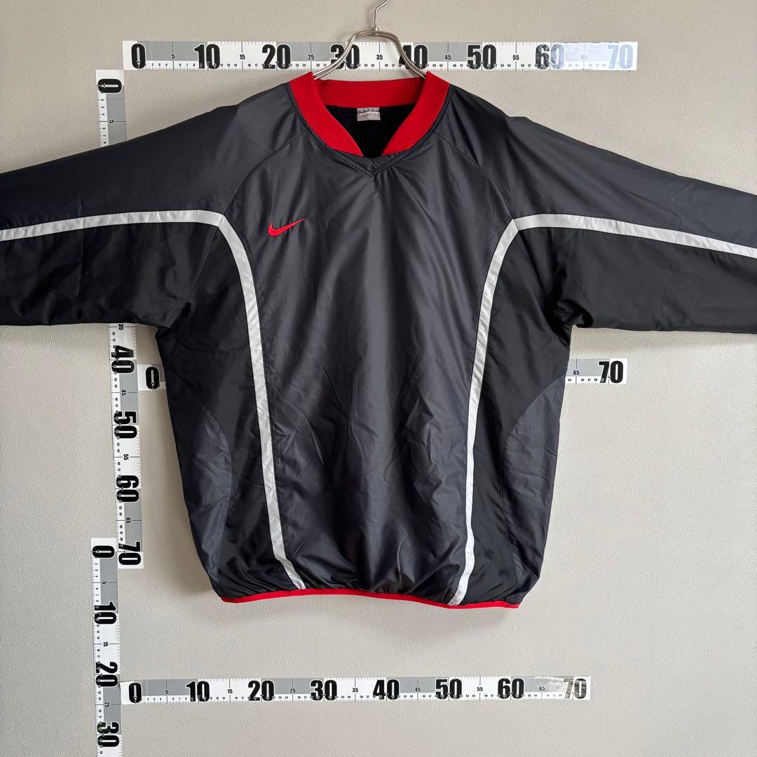 ピステ ナイキ NIKE ナイロンジャケット 黒 赤 白 XL 大きめ ビック