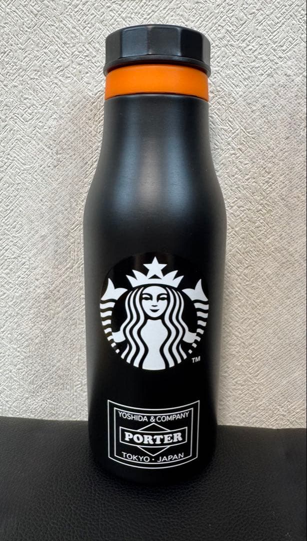 PORTER スターバックス ステンレスロゴボトル ブラック 473mi
