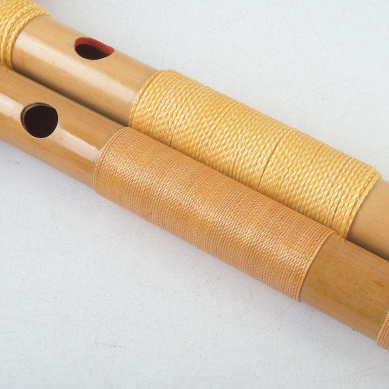 和楽器　木管楽器　横笛　竹笛　袋付　2点まとめて　V　A34