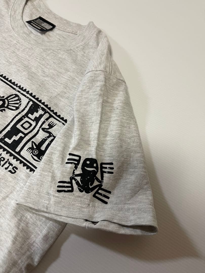 雷魚　アザーサイド　Tシャツ　グレー　size M