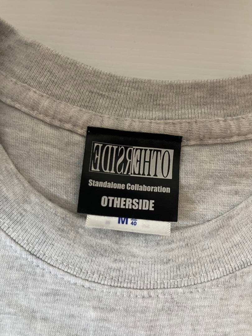 雷魚　アザーサイド　Tシャツ　グレー　size M