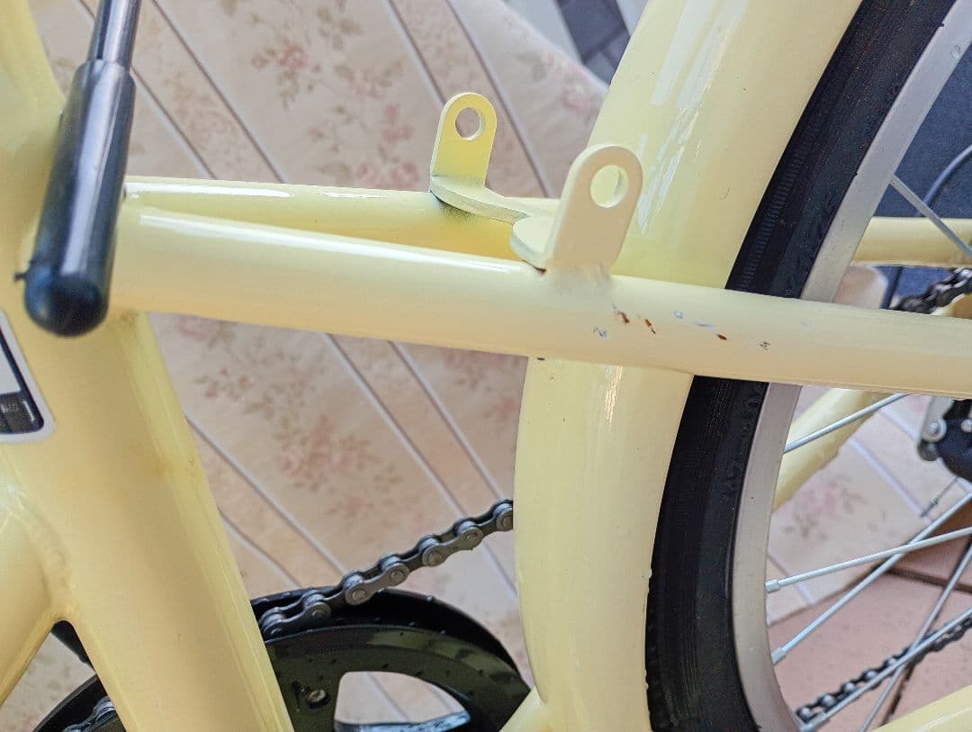 AIJYU 自転車　折りたたみ　20インチ　アイボリー