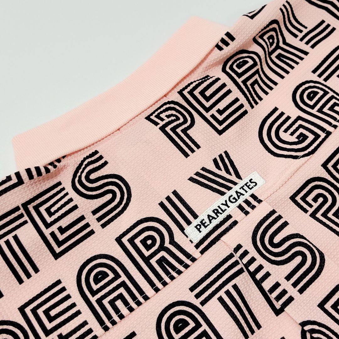 【PEARLY GATES/パーリーゲイツ】サンベールワッフルラインロゴ柄ポロ