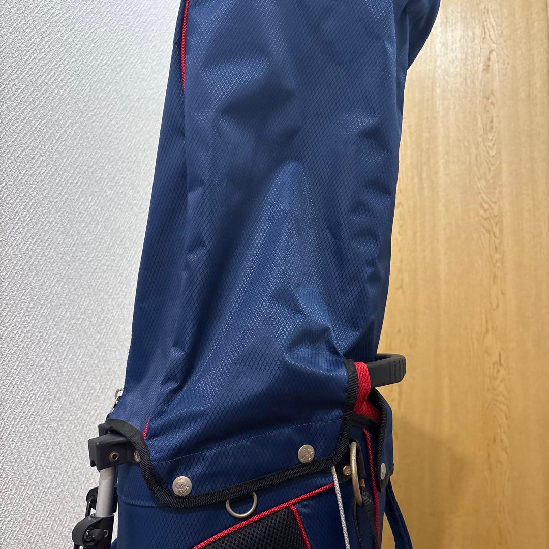 アロハ・スタンダード　希少スタンド付きキャディバッグ ネイビー