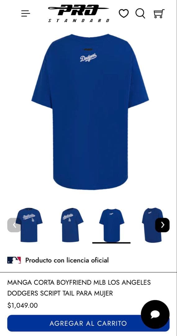 ロサンゼルス・ドジャース ボーイフレンドTシャツ