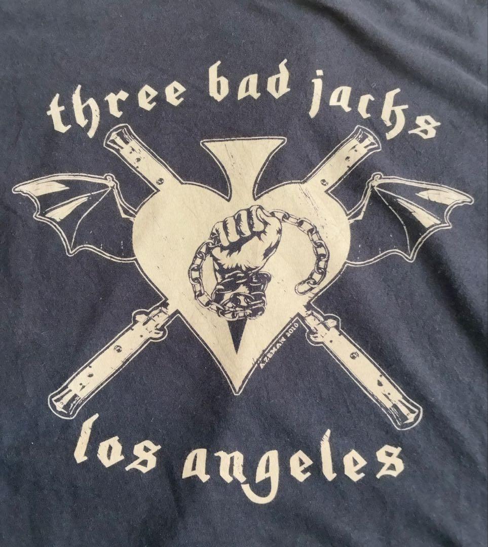 ヴィンテージ THREE BAD JACKS Tシャツ サイコビリーロックバンド