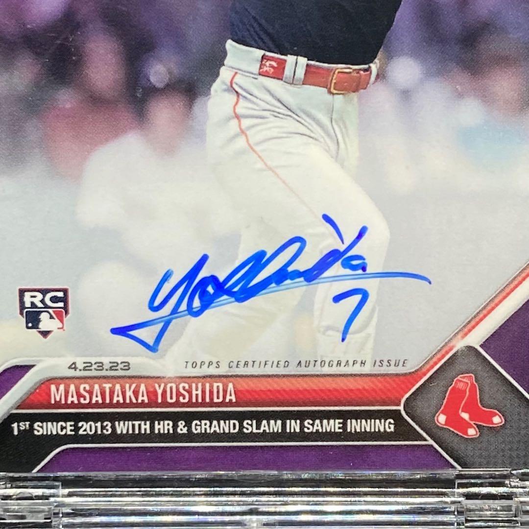Topps Now レッドソックス 吉田正尚 直筆サインカード  世界25枚限定