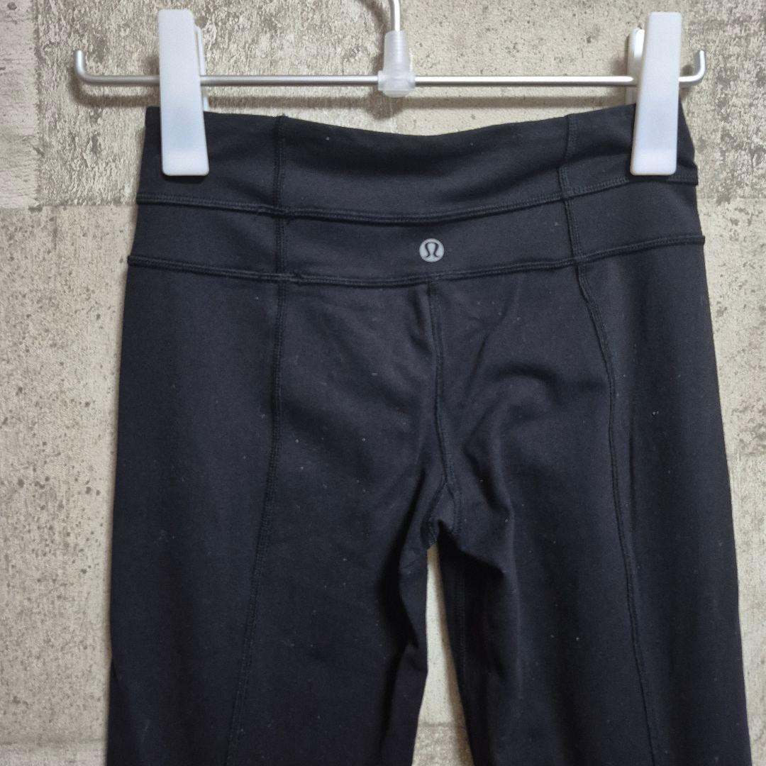 lululemon ルルレモン フレアパンツ ヨガパンツ ブラック サイズ2