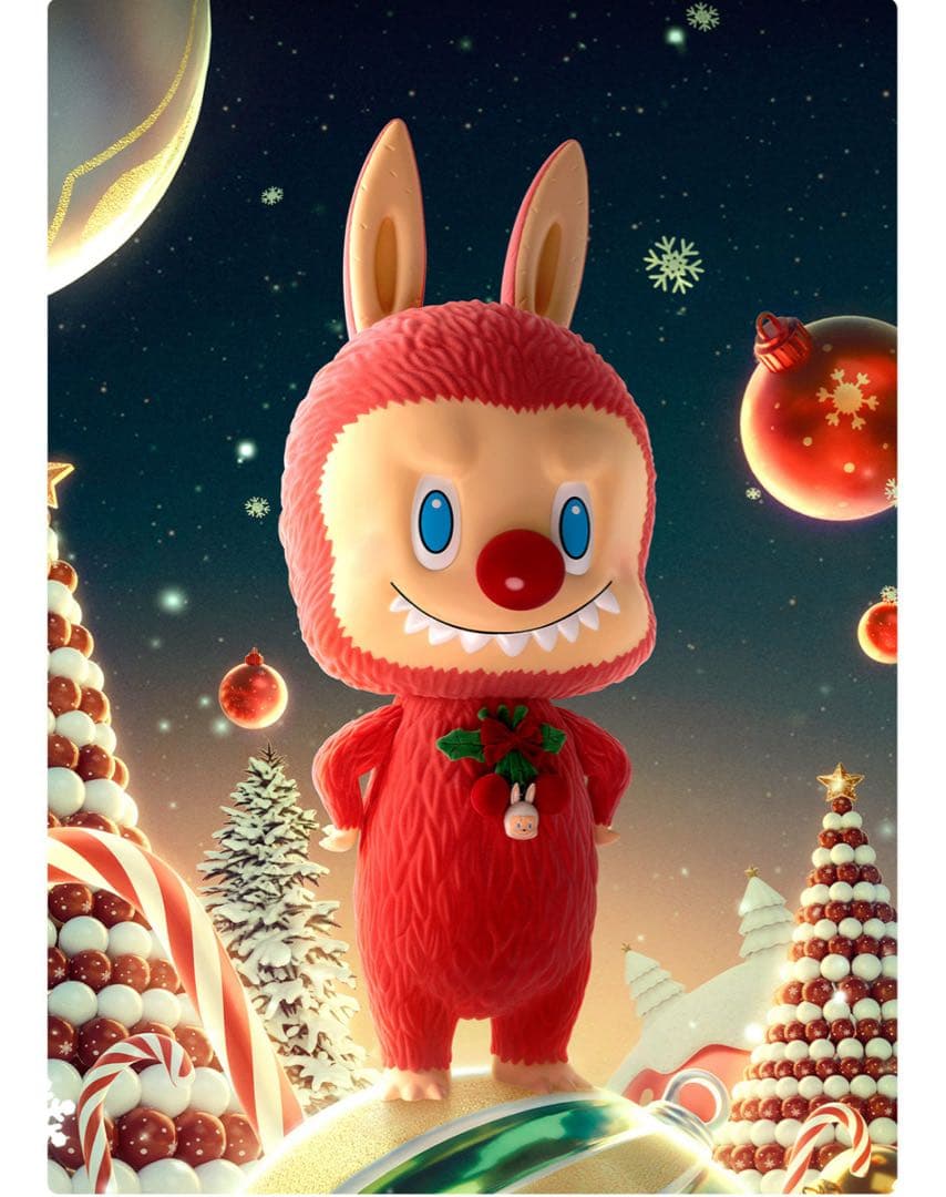 【衝撃赤字】MEGA LABUBU 1000% WINTER HOLIDAY