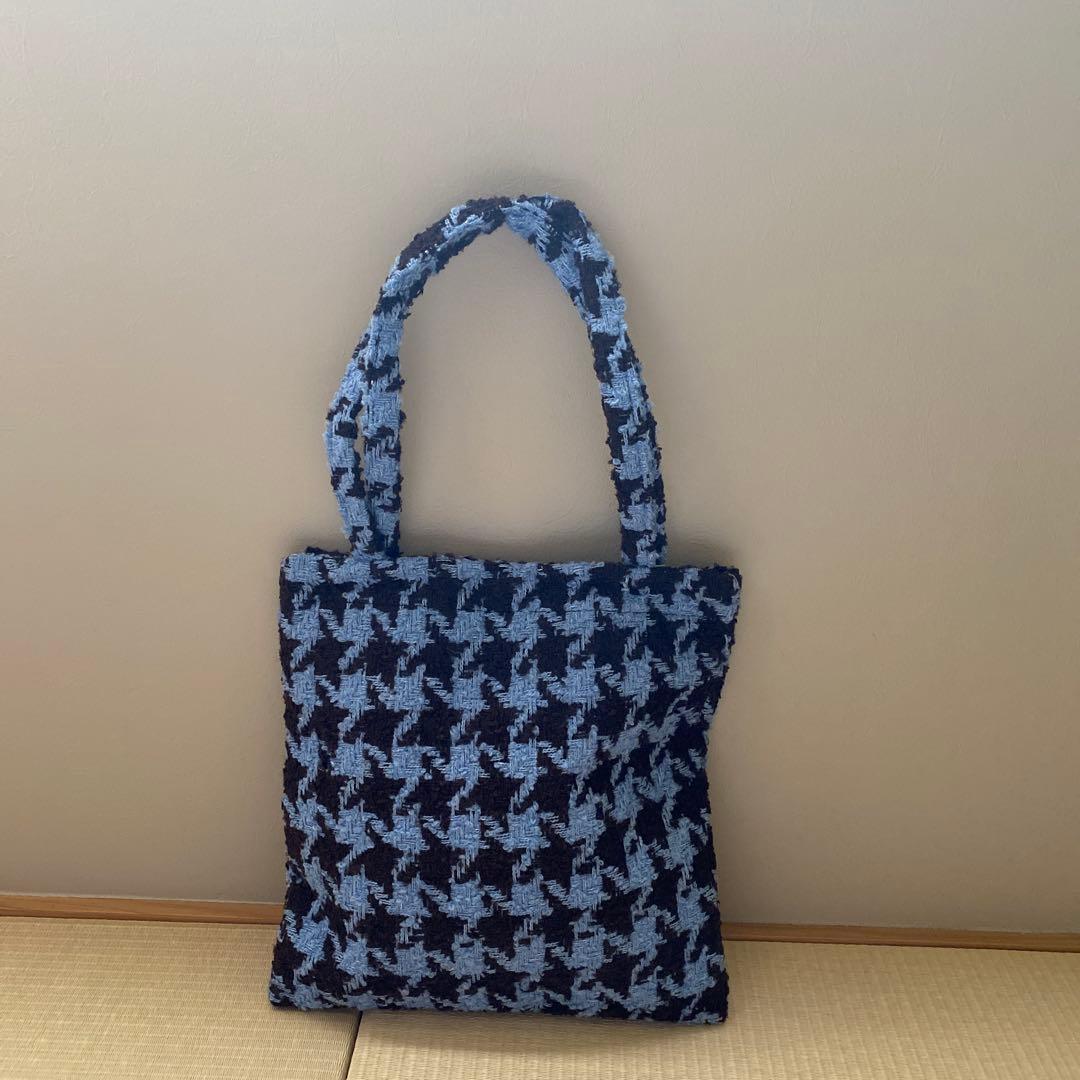 【ラスト1点セール】シャネルノベルティ ツイード トートバッグ スパンコール
