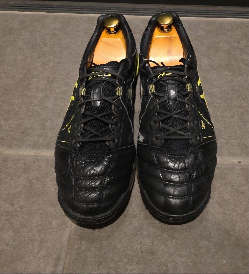 asics DESTROQUE フットサルシューズ ブラック/イエロー