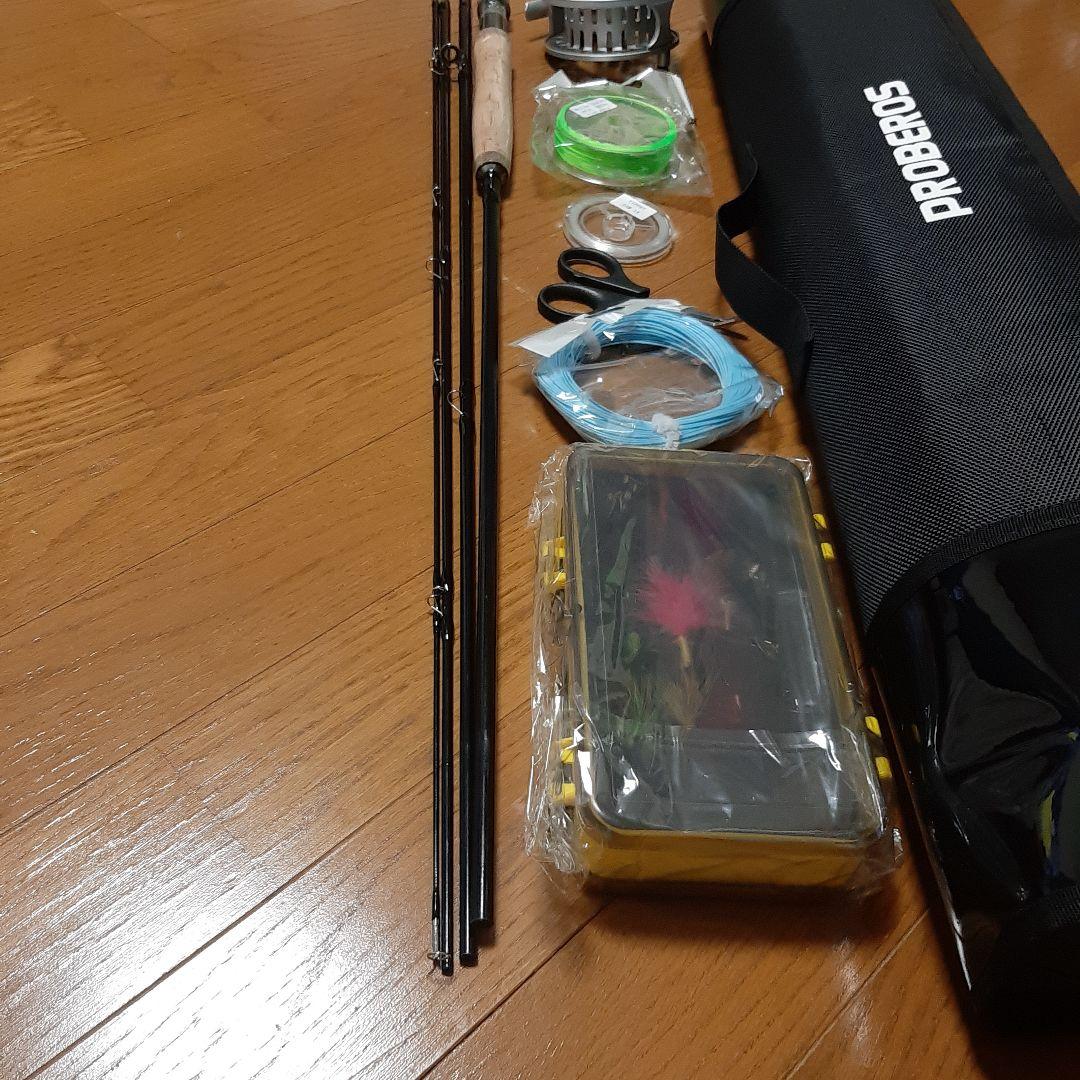 ★新品NEW！★フライ一式セット★９ｆｔ★＃７番★竿＋リール＋ライン等★送料込！