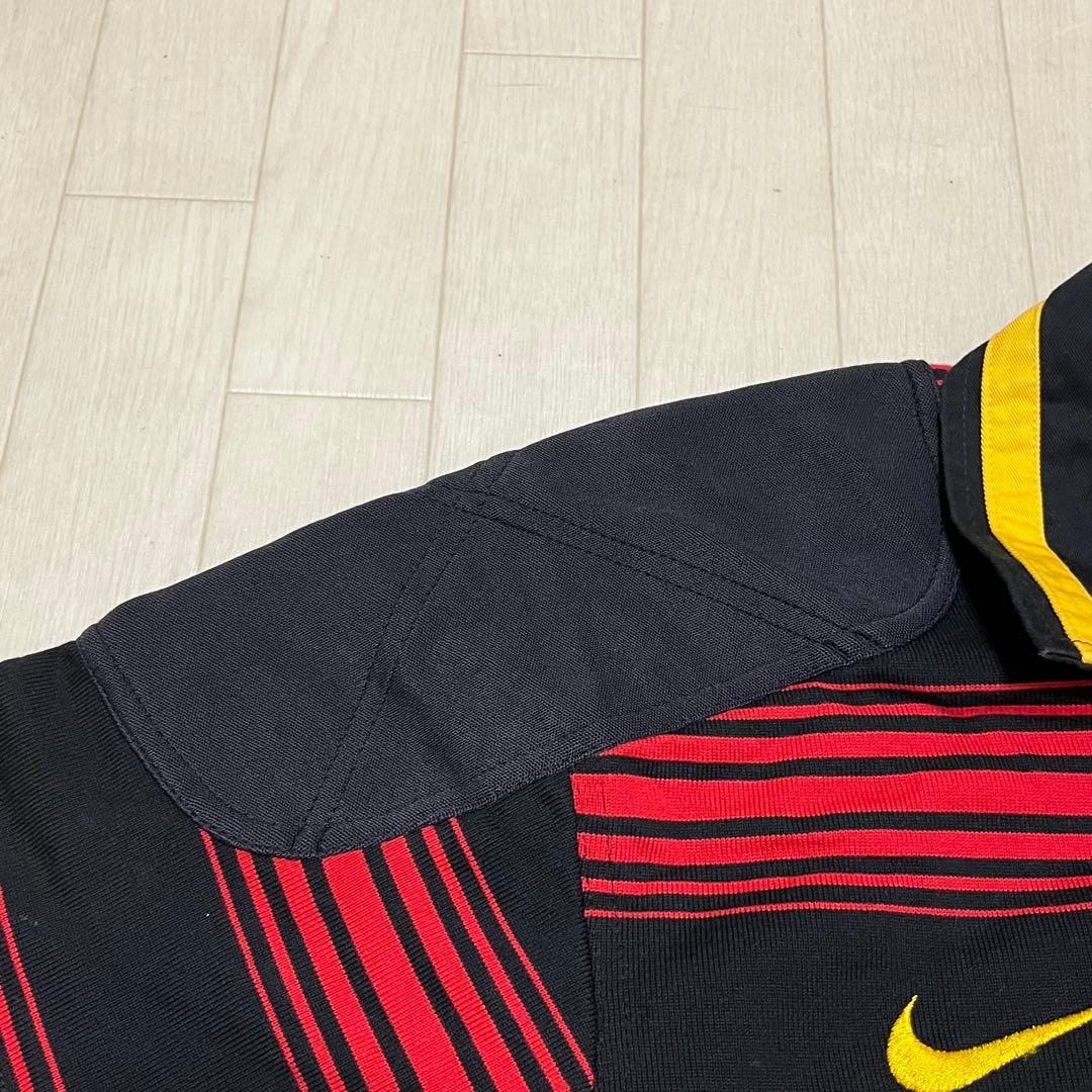 か12★ NIKE CRFU ラガーシャツ ポロシャツ ラグビーシャツ ブラック