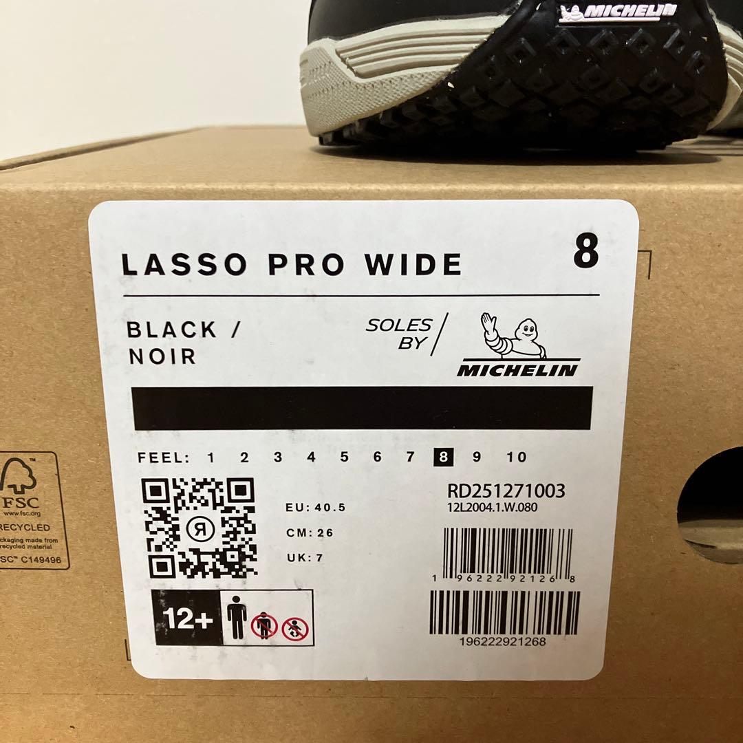 【新品未使用】RIDE LASSO PRO WIDE 25-26 26cm
