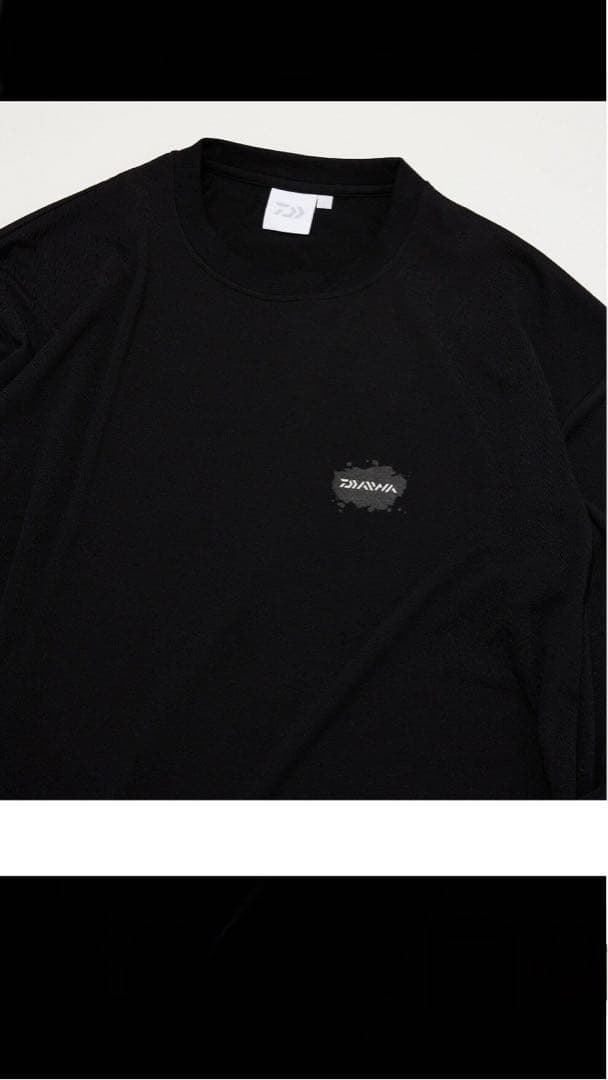 DAIWA 別注 ロゴデザイン ロングTシャツ ブラック M
