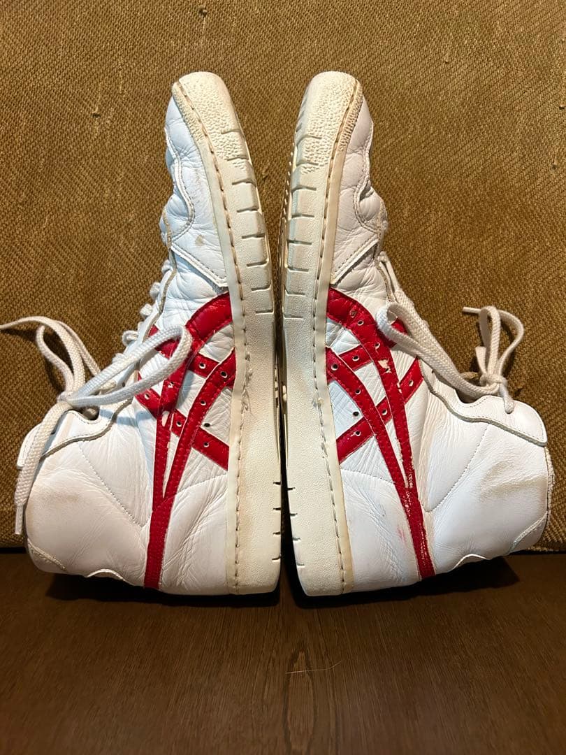 廃盤　ASICS ファブレ　ジャパンL 28cm 白赤　三井寿
