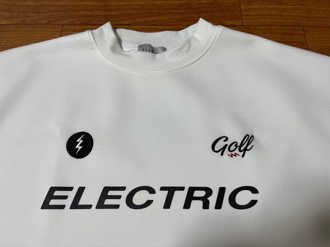 Electric golf モックネックシャツ　ドローコード付
