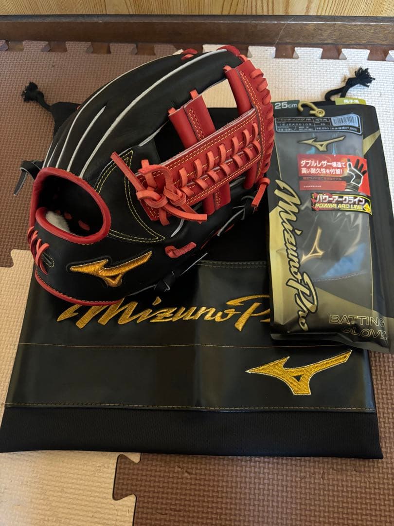 ミズノプロ　軟式グローブ　内野手　オリックス　紅林モデル　サイズ9 新品・未使用