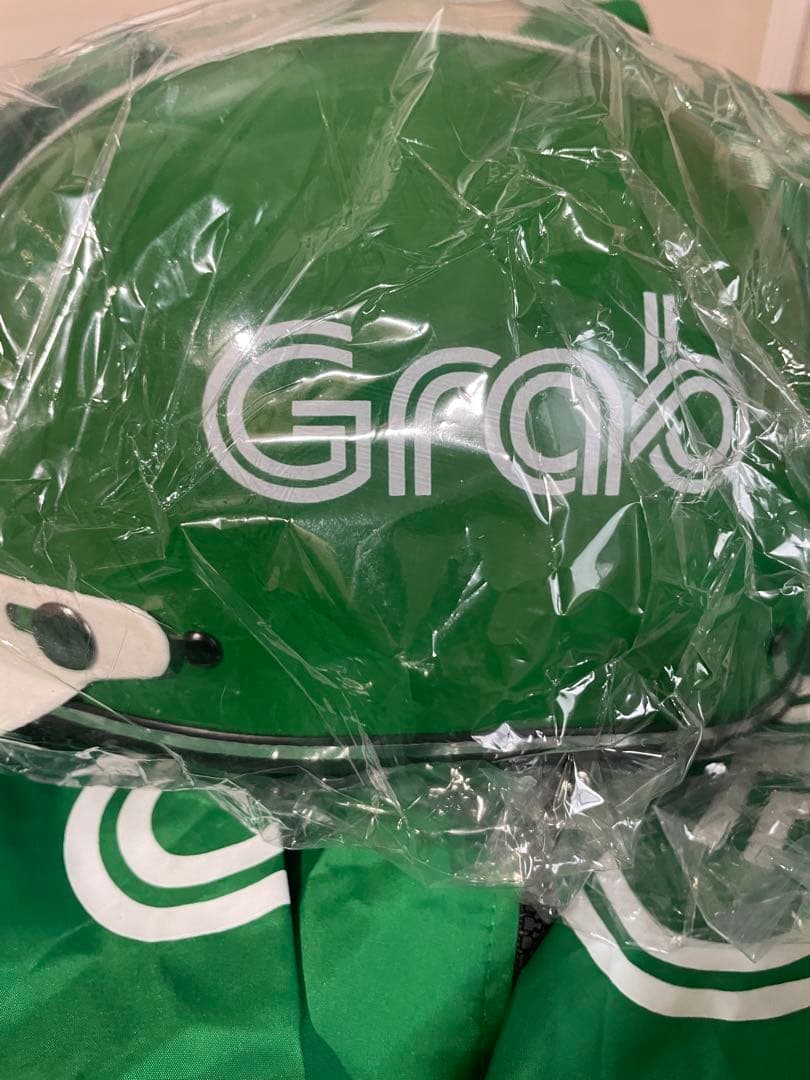 東南アジア版Uber Grab グラブ ヘルメット ジャケットセット 3XL