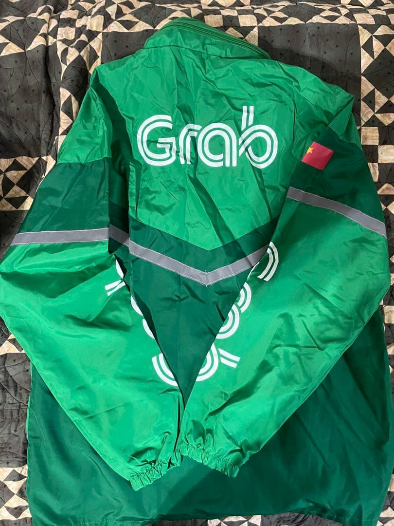 東南アジア版Uber Grab グラブ ヘルメット ジャケットセット 3XL