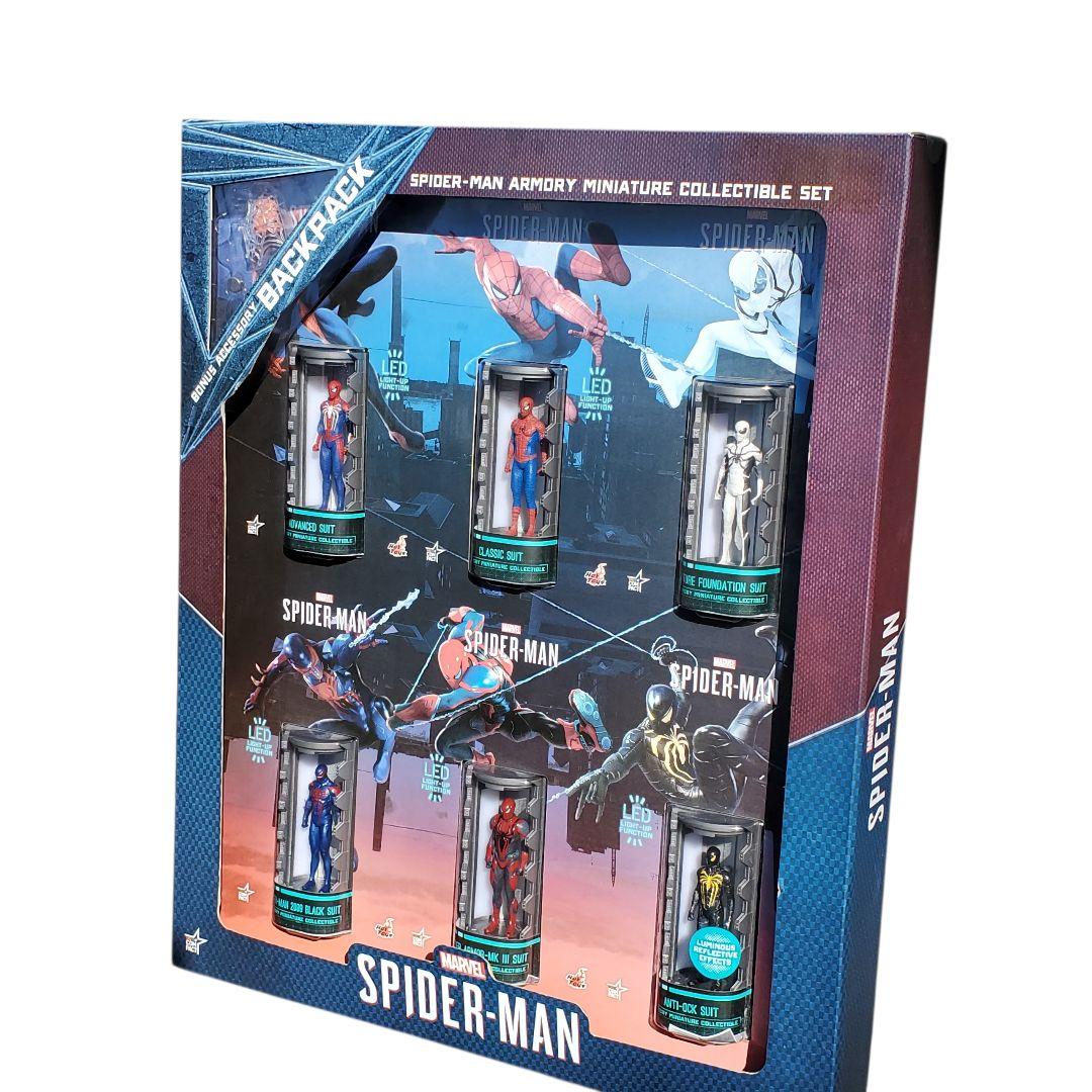 限定品 トイサピエンス スパイダーマン スーツ格納庫 6体 セット トイズ