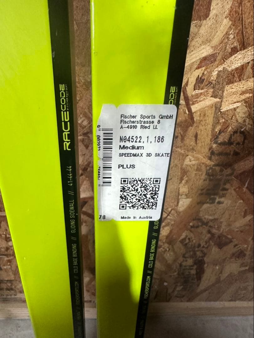 スキー Fischer Speedmax 3D Skate Plus 186cm