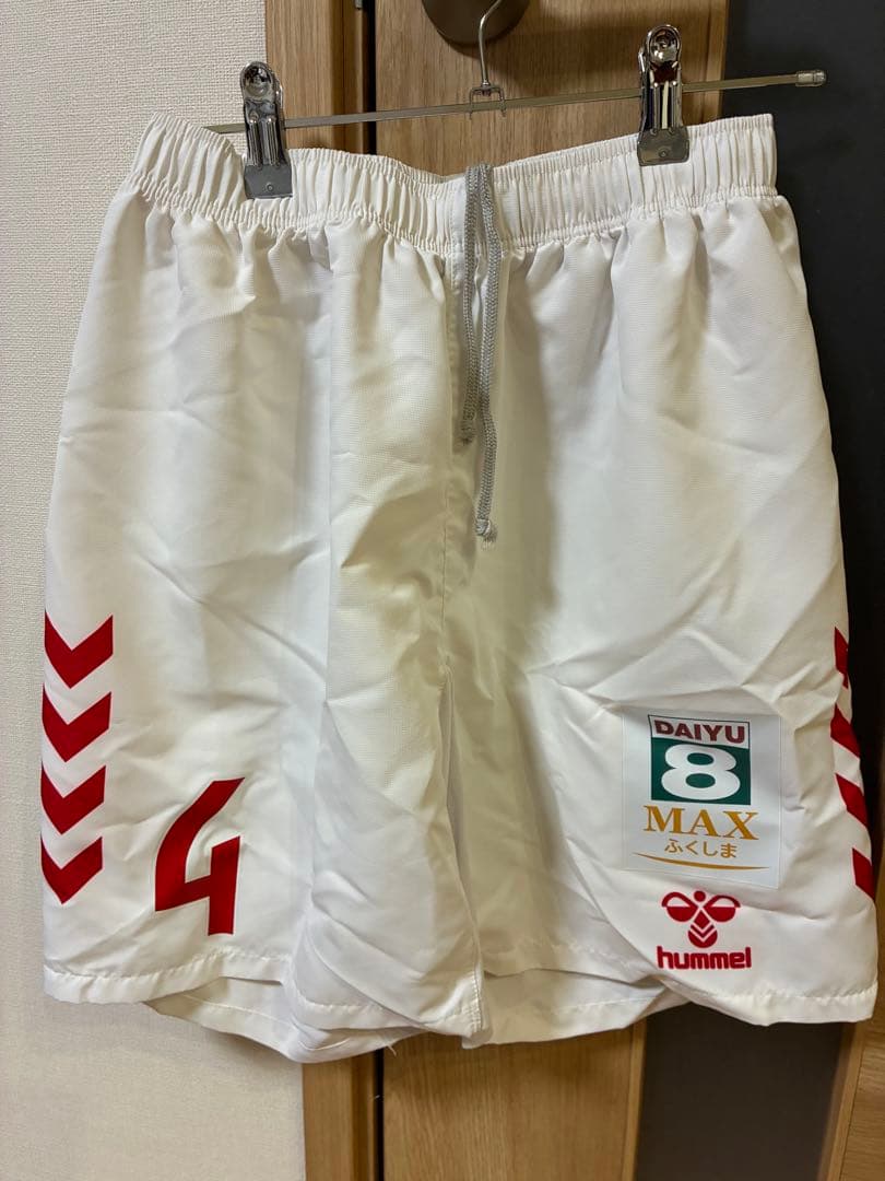 福島ユナイテッドFC 背番号4 堂鼻　アウェイユニフォームセット　タペストリー
