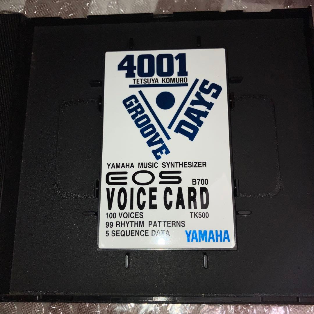 YAMAHA EOS VOICE CARD TK500 小室哲哉サイン入りTMN