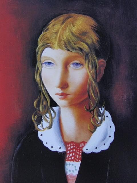 モイズ・キスリング、【ブロンドの巻き毛の少女】、希少な画集画、新品高級額 額装付