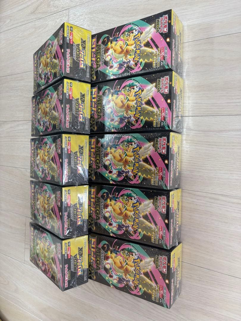 シュリンク付きポケモンカード MEGAハイクラスパックドリーム ex 10BOX