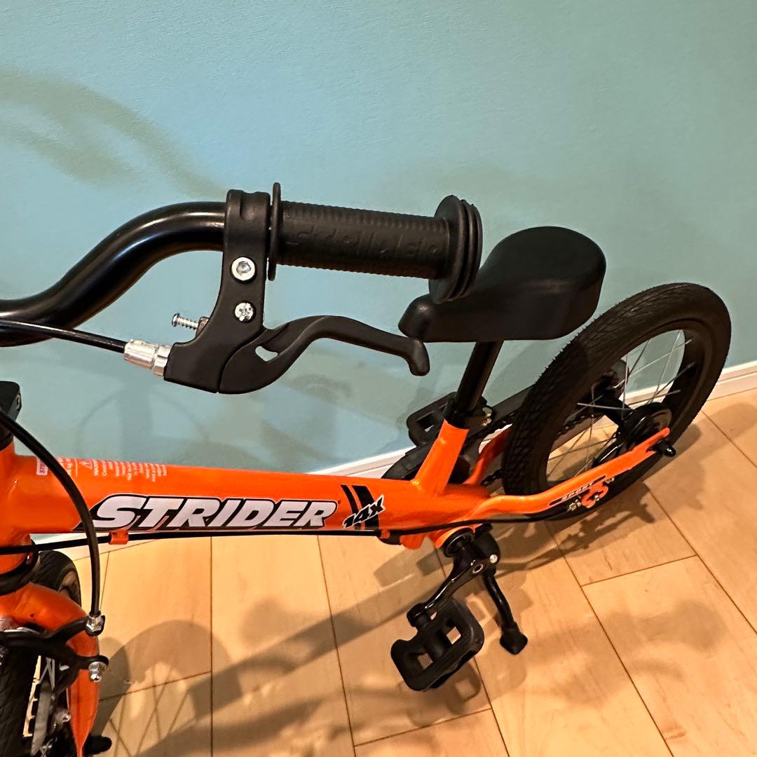 STRIDER 14x ストライダー オレンジ スタンド・ペダル付き 未使用級