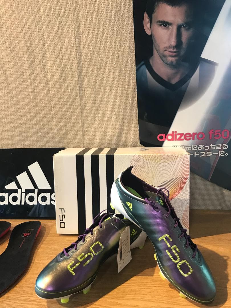 adidas 激レア　Ｆ50　アディゼロＦＧ　メッシモデル　２６．０cm　未使用