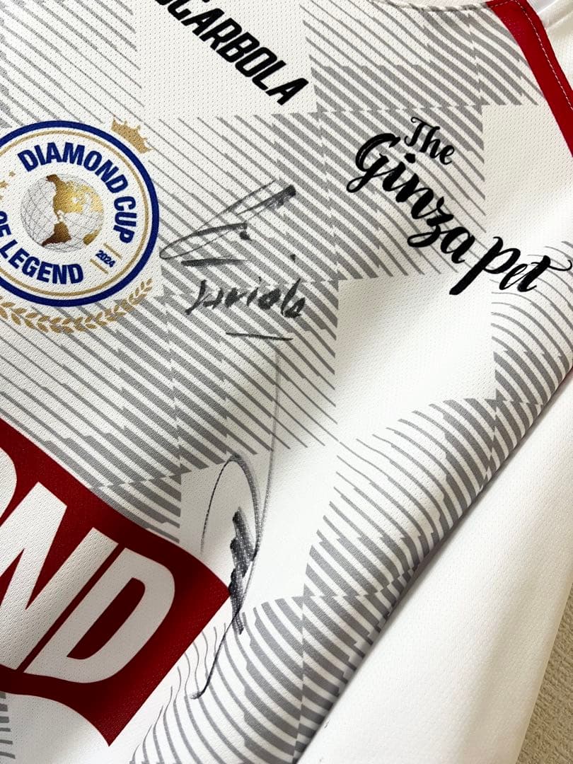 DIAMOND サイン入りシャツ Kaká,Dida Saviola直筆サイン