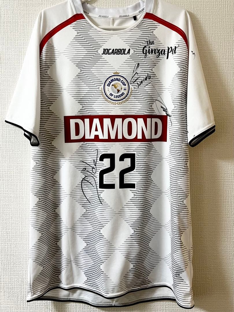 DIAMOND サイン入りシャツ Kaká,Dida Saviola直筆サイン
