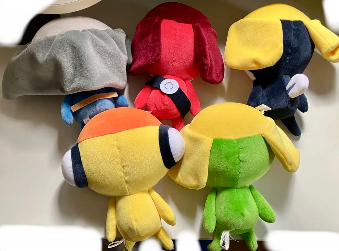 ケロロ軍曹　むにゅぐるみ　パティオ　限定品　ぬいぐるみ　ケロロ小隊
