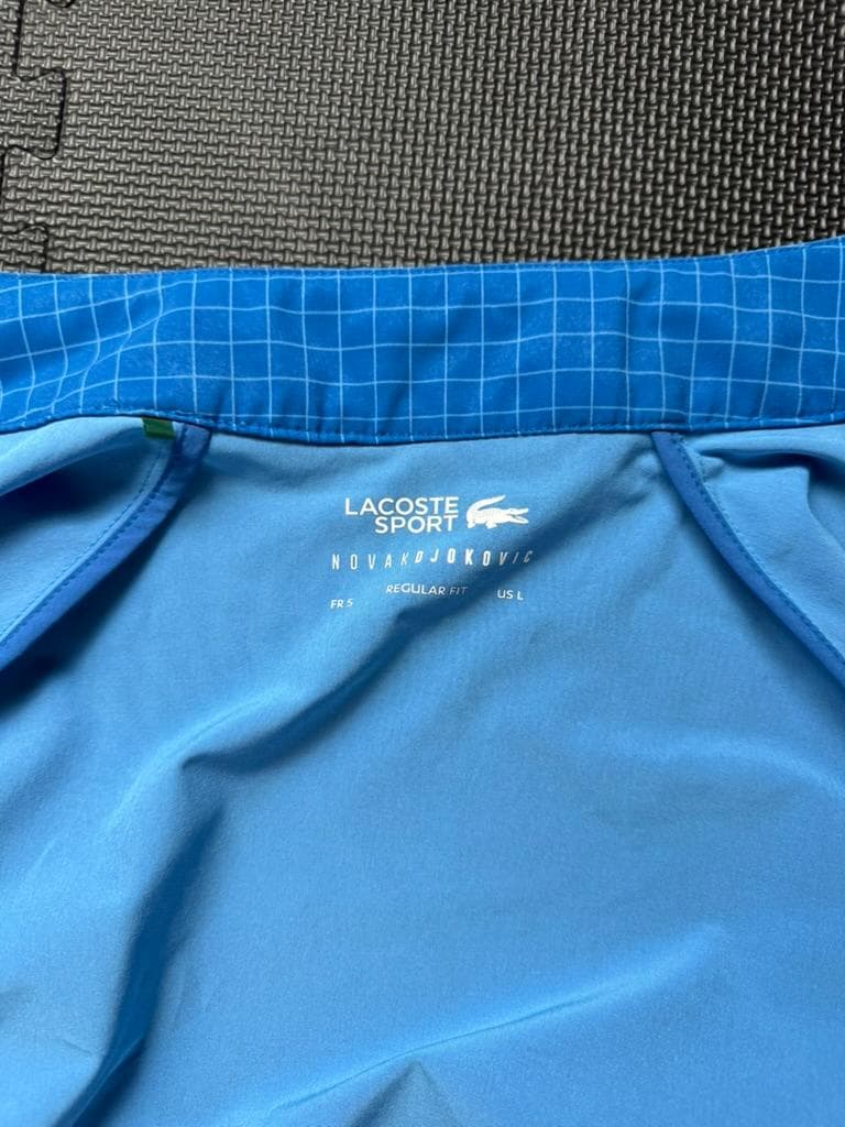 LACOSTE ジョコビッチモデル チェック柄ジャケット サイズL
