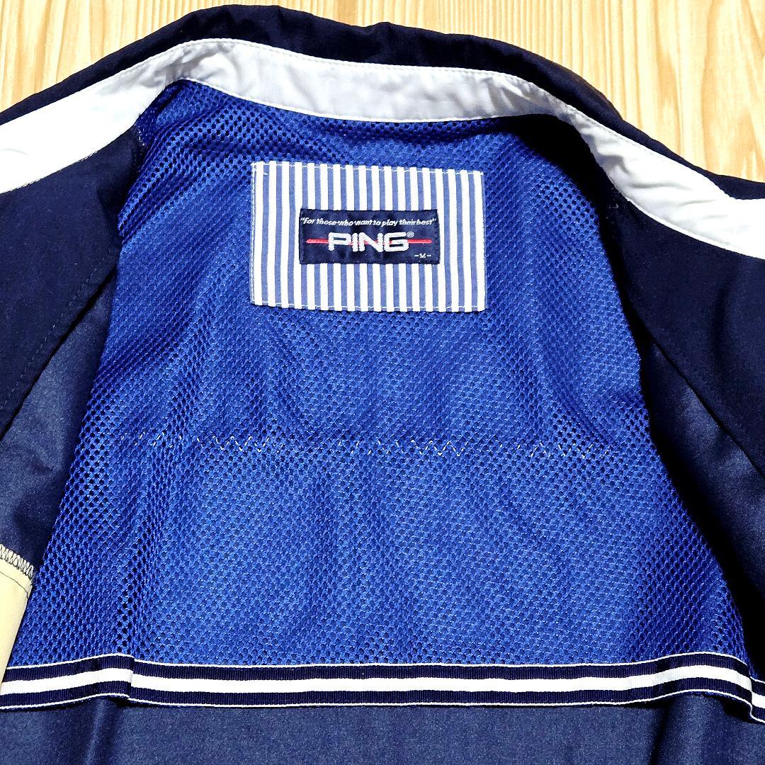 レトロ　オールド　PING GOLF ナイロンジャケット　スイングトップ　M