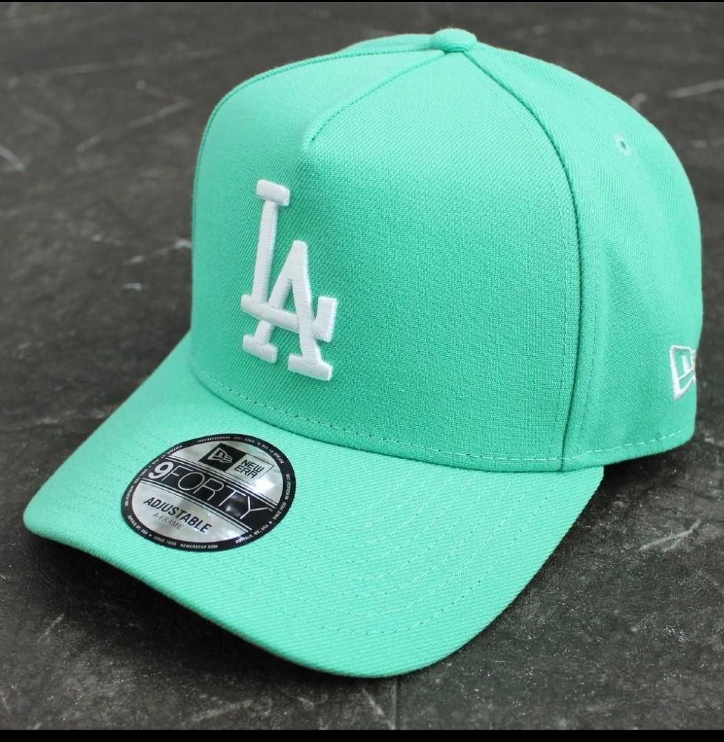 NEW ERA LA ドジャース キャップ 海外モデル ミントグリーン