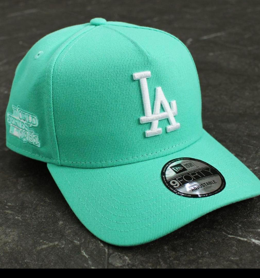 NEW ERA LA ドジャース キャップ 海外モデル ミントグリーン