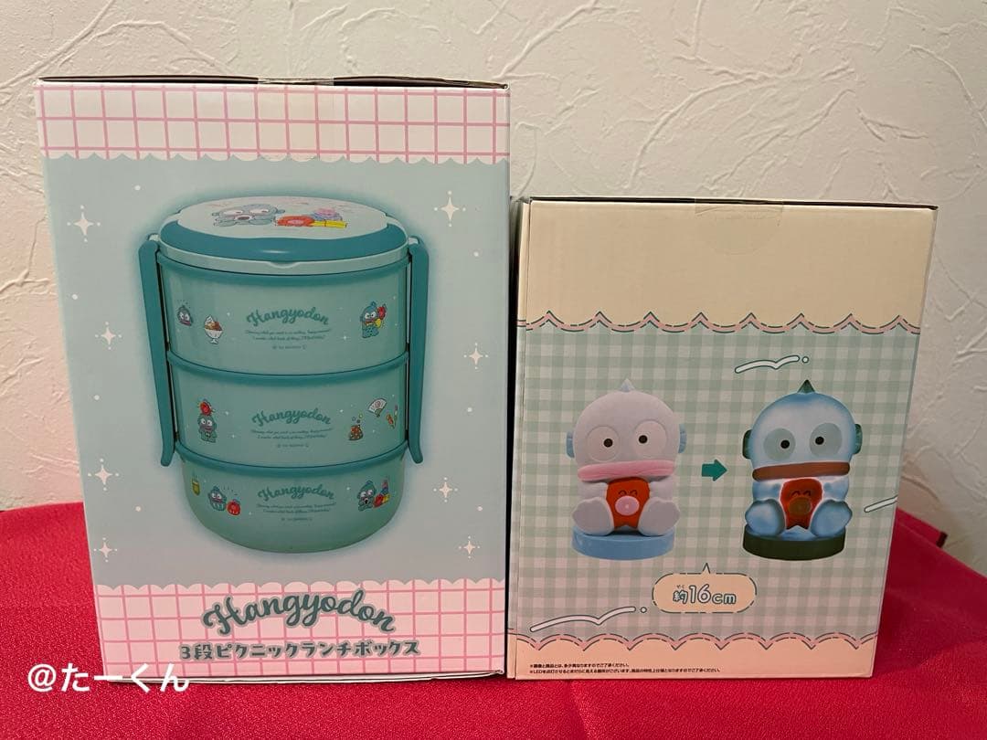 ハンギョドン 3段ピクニックランチボックス　ジュエリーボックス