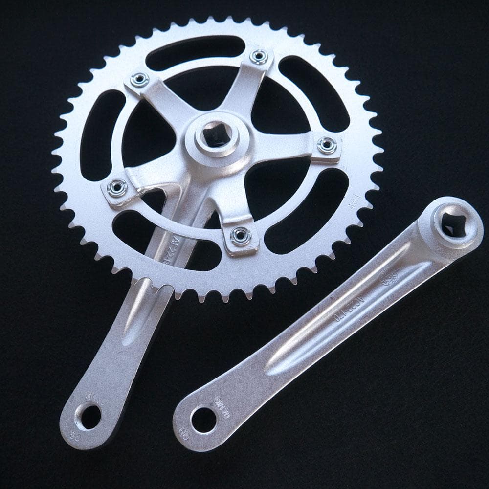 未使用 クランクセット 48T PCD130 ビンテージ風