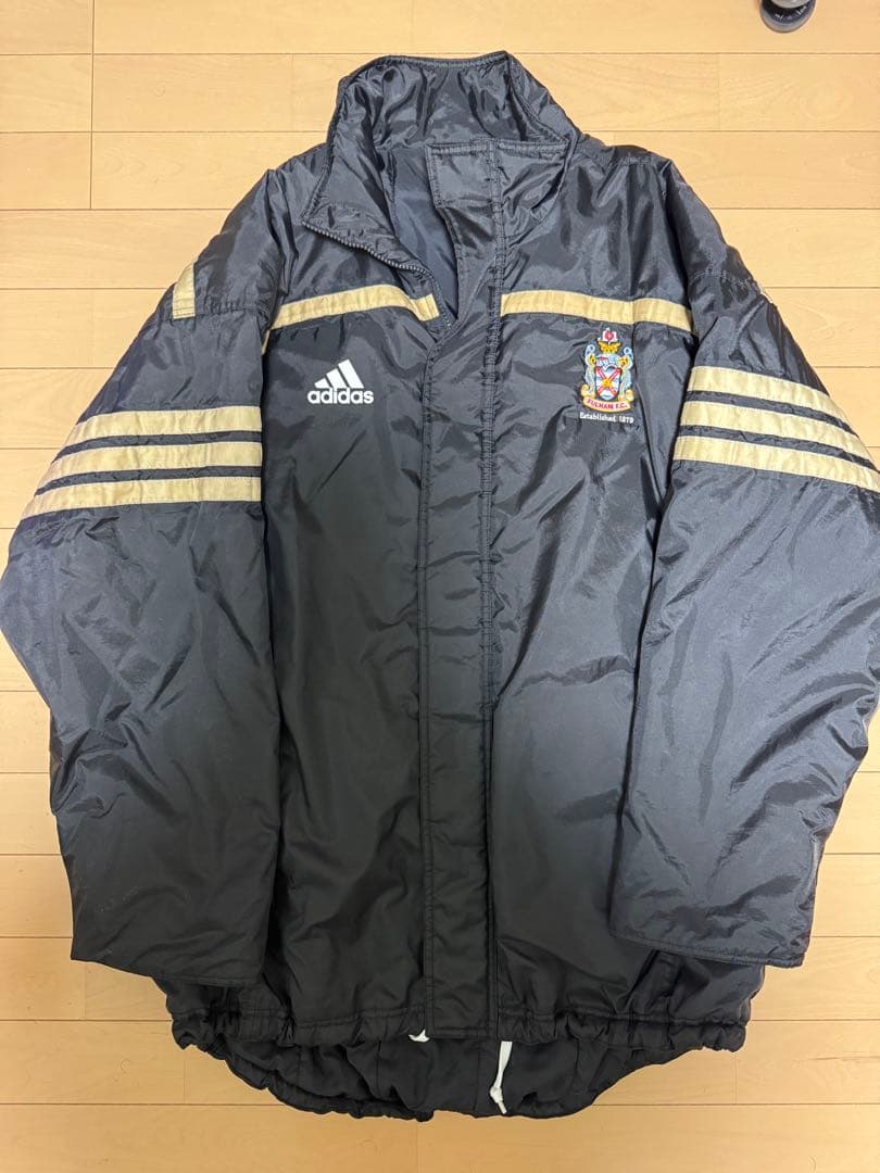 90s adidas フラムFC ベンチコート XO