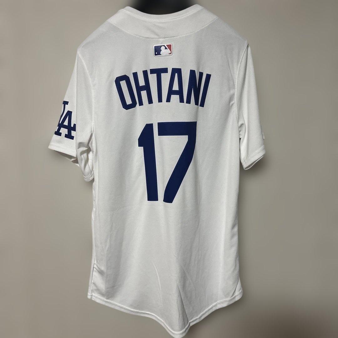 極美品 ロサンゼルス・ドジャース 大谷翔平ユニフォーム　メンズS