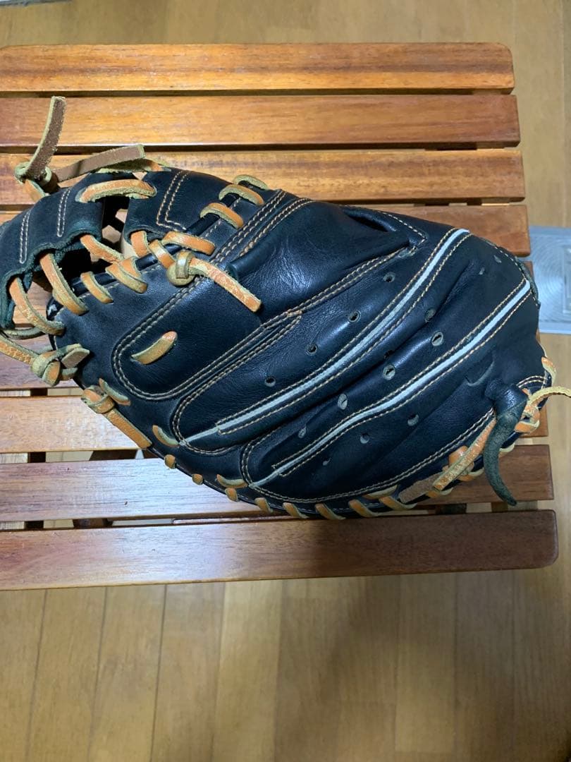 ZETT ゼット少年用軟式キャッチャーミット黒、メンテナンス（ベルト、保革油等）