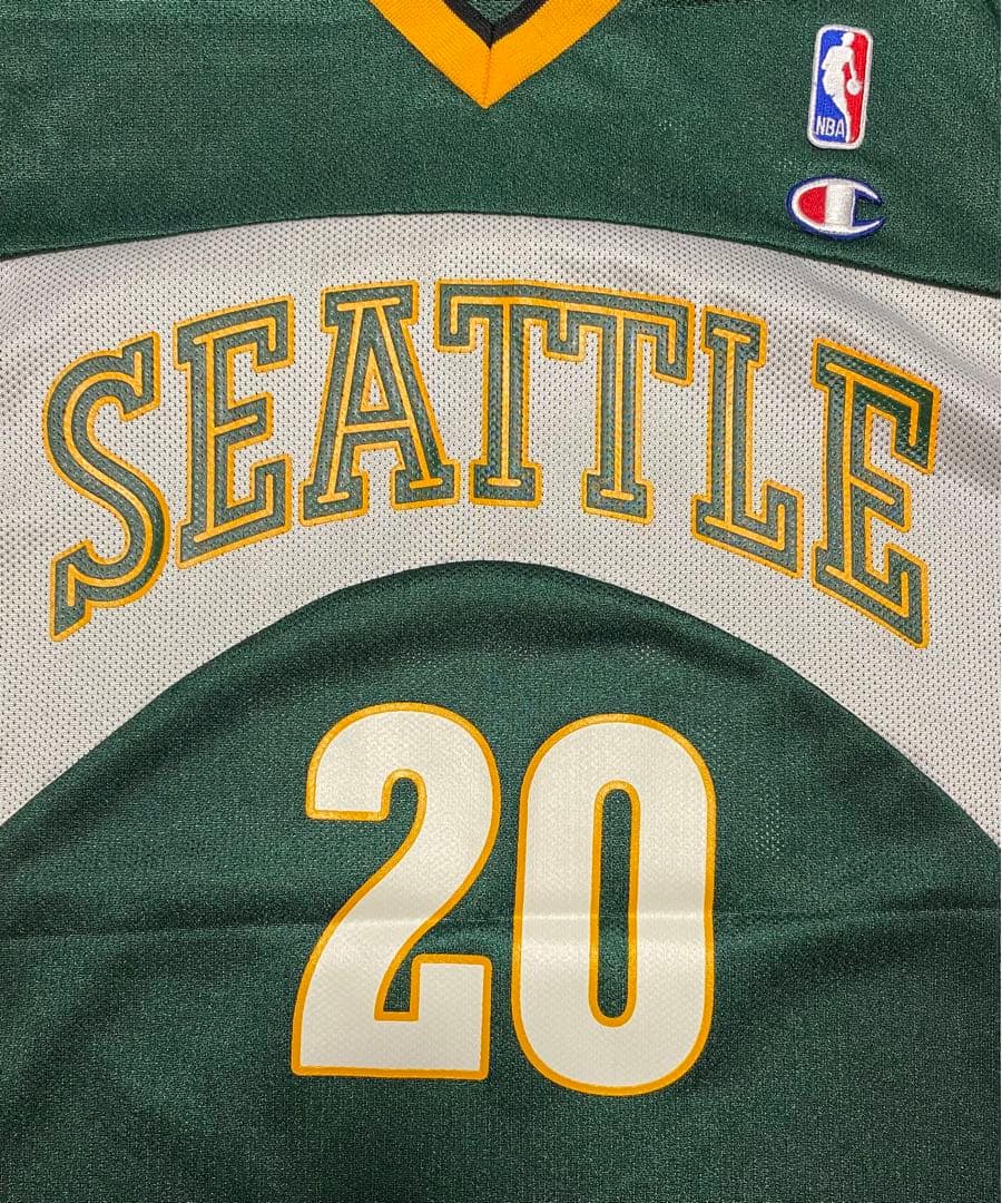 チャンピオン NBA ソニックス　ゲイリー・ペイトン レプリカユニフォーム