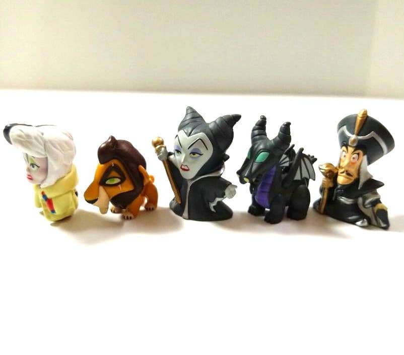 ディズニー ヴィランズ ミニ フィギュア セット クルエラ マレフィセント 他